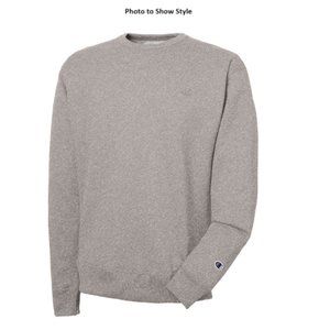 Champion Men´s Powerblend Fleece Pullover Crew sweatshirt In Grey Size M NWT